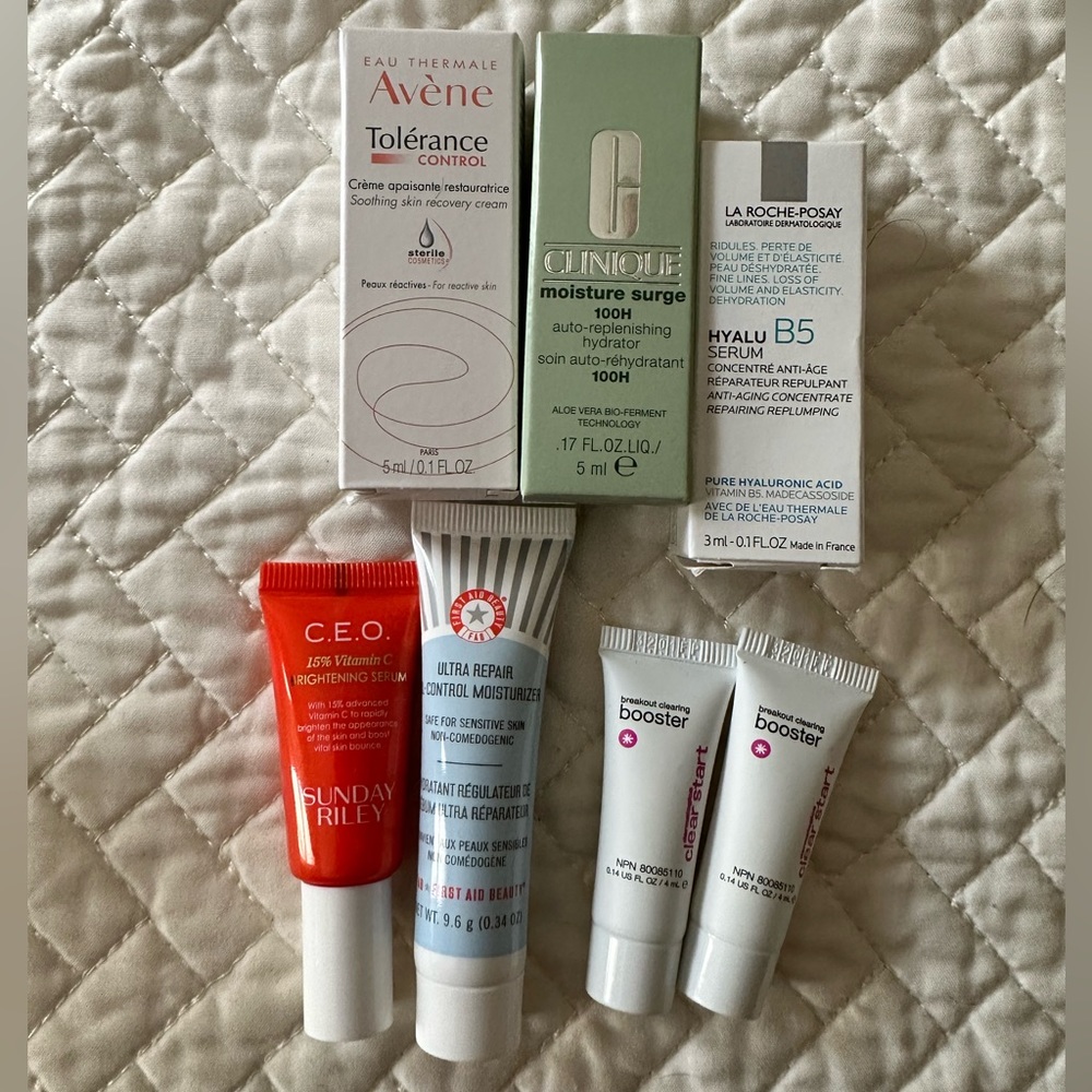 Skincare samples -  7 new samples